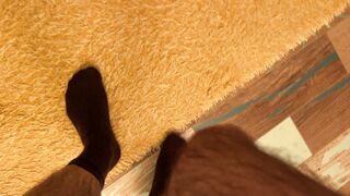 Earl Sneer Dark Dark-skinned Ribbed Socks Fetish - Apartment Solo