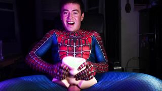 SCHOOL MAN CREAMS INTO PLASTIC CUNT B4 HALLOWEEN SOIREE
