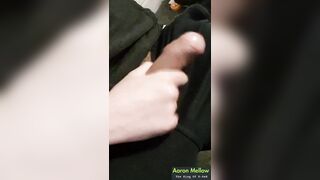 Voluptuous slipping forearm on a rigid fuck-stick as precum trickles from the head.