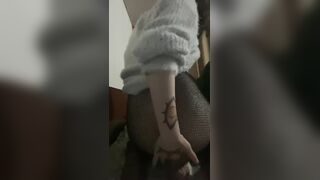 Femboy Railing Enormous Faux-cock