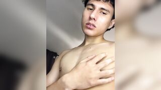 A uber-sexy Stud in a bathroom