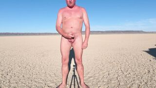 Jerkin off ass nude on the playa
