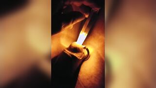 Lighted Chopstick Stuck In Me
