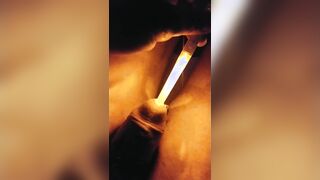 Lighted Chopstick Stuck In Me