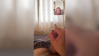Masturbating off after ease off