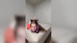 Femboy Boobies mega-slut frogtied and gasping
