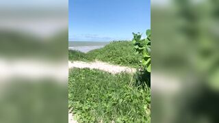 ample beefstick on the beach