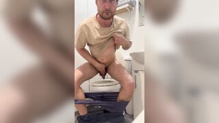 Urinating in the wc