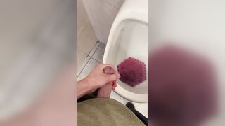 Risky public douche masturbate off