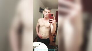 Torrid dude unclothe taunts for you in the mirror