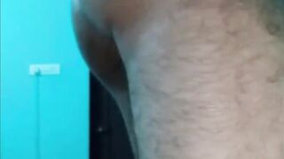 Rubdown my ball sack testicles & culo with grease