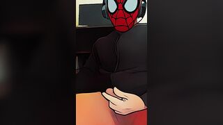 spider dude jacking off