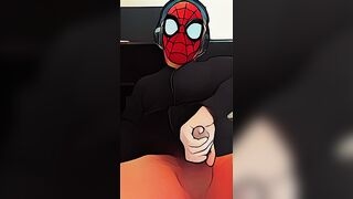 spiderman bustin a nutsack