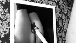 Left to Love a Total Ejaculation w/Hitachi Taped to My Spunk-pump Post Ejaculation Torment