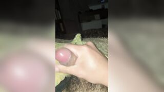 jizzing in couch