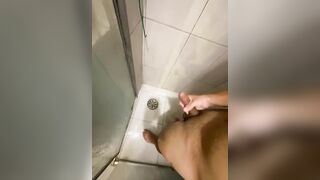 Super-hot Bathroom Made My Knob Throb Furiously – Had to Stroke Until I Erupted