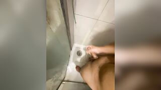 Super-hot Bathroom Made My Knob Throb Furiously – Had to Stroke Until I Erupted