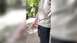 Park trail masturbate