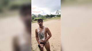 StayHomediego in wet public onanism