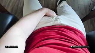 PhantomGentX – Geiler Mittagspause Wichs im Homeoffice mit shackle Ladung