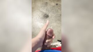 Jizm machine roasts schlong like a public harassment