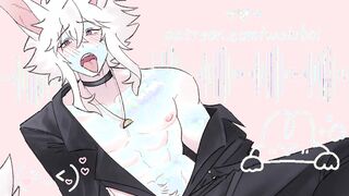 Bf Grasps You By The Mid-body and Cuddlefucks You From Behind. Masculine Bellowing and Sniveling Audio