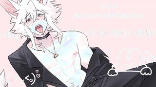 Bf Grasps You By The Mid-body and Cuddlefucks You From Behind. Masculine Bellowing and Sniveling Audio
