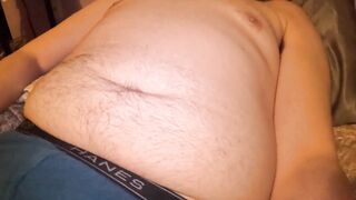 Frolicking with my stomach!