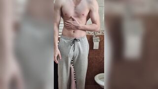 Sizzling man swallowing soda and burping