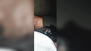 Would you pull over and poke me? ~ Plumbing my arse with a faux-cock in public