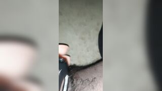 Would you pull over and poke me? ~ Plumbing my arse with a faux-cock in public