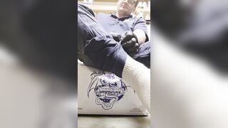 Putting my mittens on for you