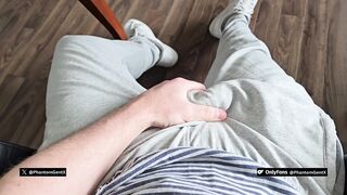 Deutscher Parent nach dem Gym – geiler Dirtytalk in grauer Jogginghose - PhantomGentX