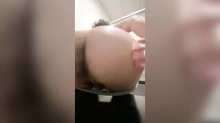 ample latino lad rump