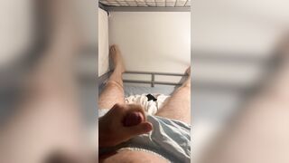 Flashing off my schlong in my hostel bedroom