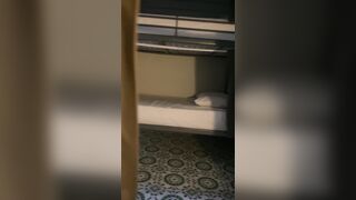 Flashing off my schlong in my hostel bedroom