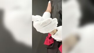 Nylonfeetsfetish orgasm spikes past every threshold