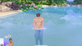 Super-fucking-hot Thai guy Pravat Milks Off in the Tomarani River and Ejaculates