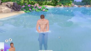 Spectacular Thai Boy Pravat masturbates off in the Tomarani river and jizzes FIRM