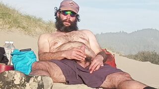 Uncircumcised beach joy