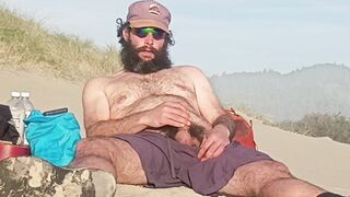 Uncircumcised beach joy