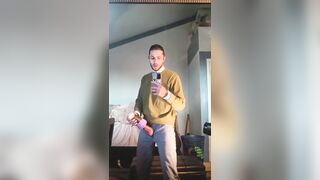 attempting a homemade masturbator