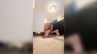 Sissy bitch fights to take legal inches gigantic node fuck stick