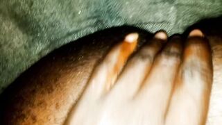 Tough mitts grasp cock-squeezing wet beefstick thirst