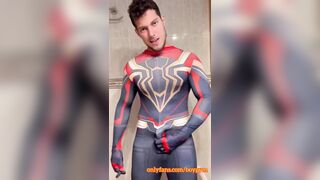 My Spiderman fuck-stick has a moist surprise for you