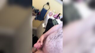 Flashing off my bunghole and my ginormous fuck-stick