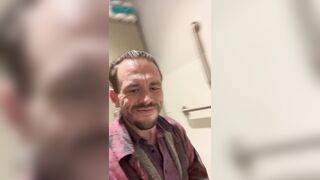 Fag slurps rest room like litter tart it is