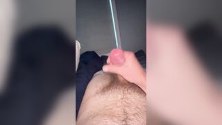Masturbating off alone in moist homo fervor