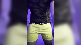 Man meat pummeling inwards trousers