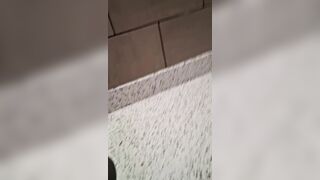 Ambling through gas station